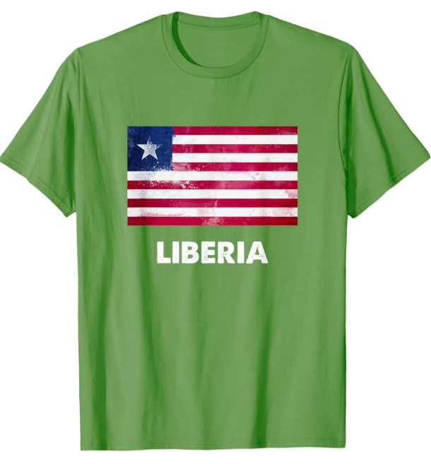 Large Liberian Flag Shirt T-Shirt