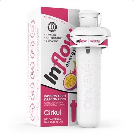 4PK Cirkul Inflow Energy Passion Fruit Cartridge