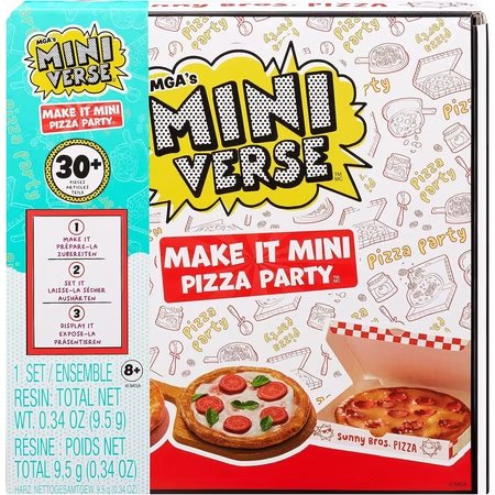 Miniverse Mini Food Pizza Party Playset