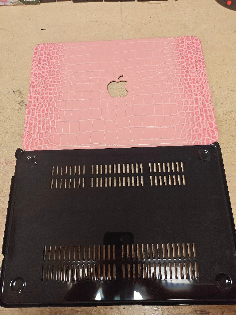 MacBook Air 13” Case 2021-2018 PU Leather Pink