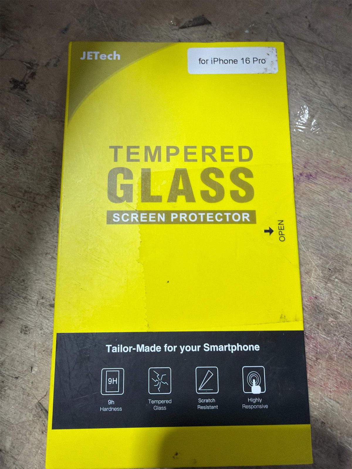 JETech iPhone 16 Pro Screen Protector, 2 Pack
