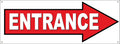 4 Less Co 18x48 Entrance Vinyl Banner Sign