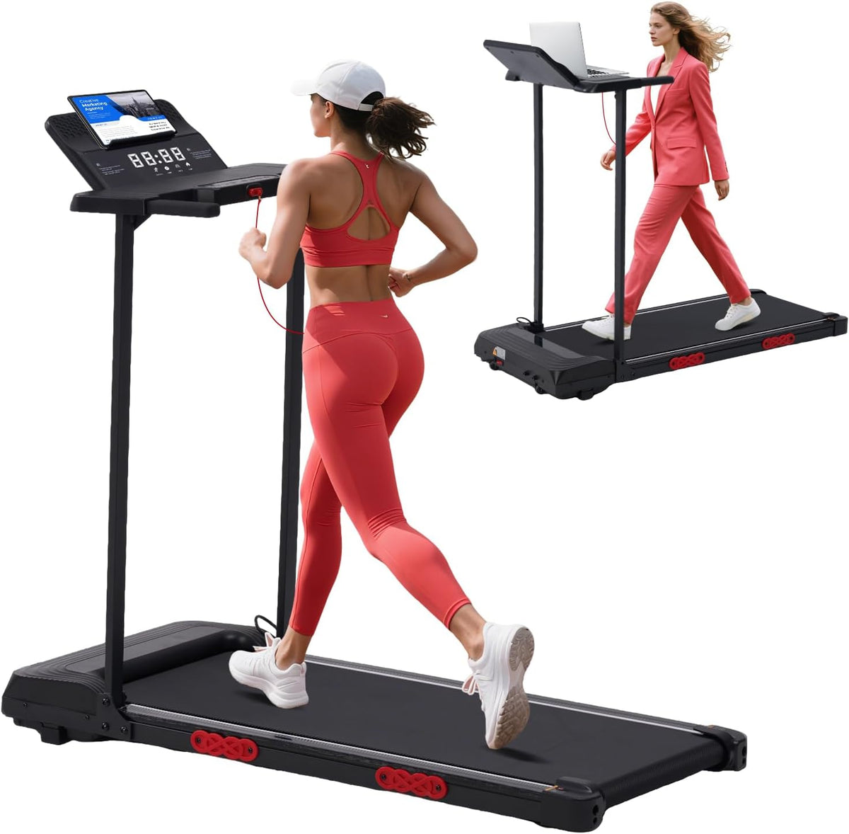 Compact Walking Pad with Handle Bar 3.5HP