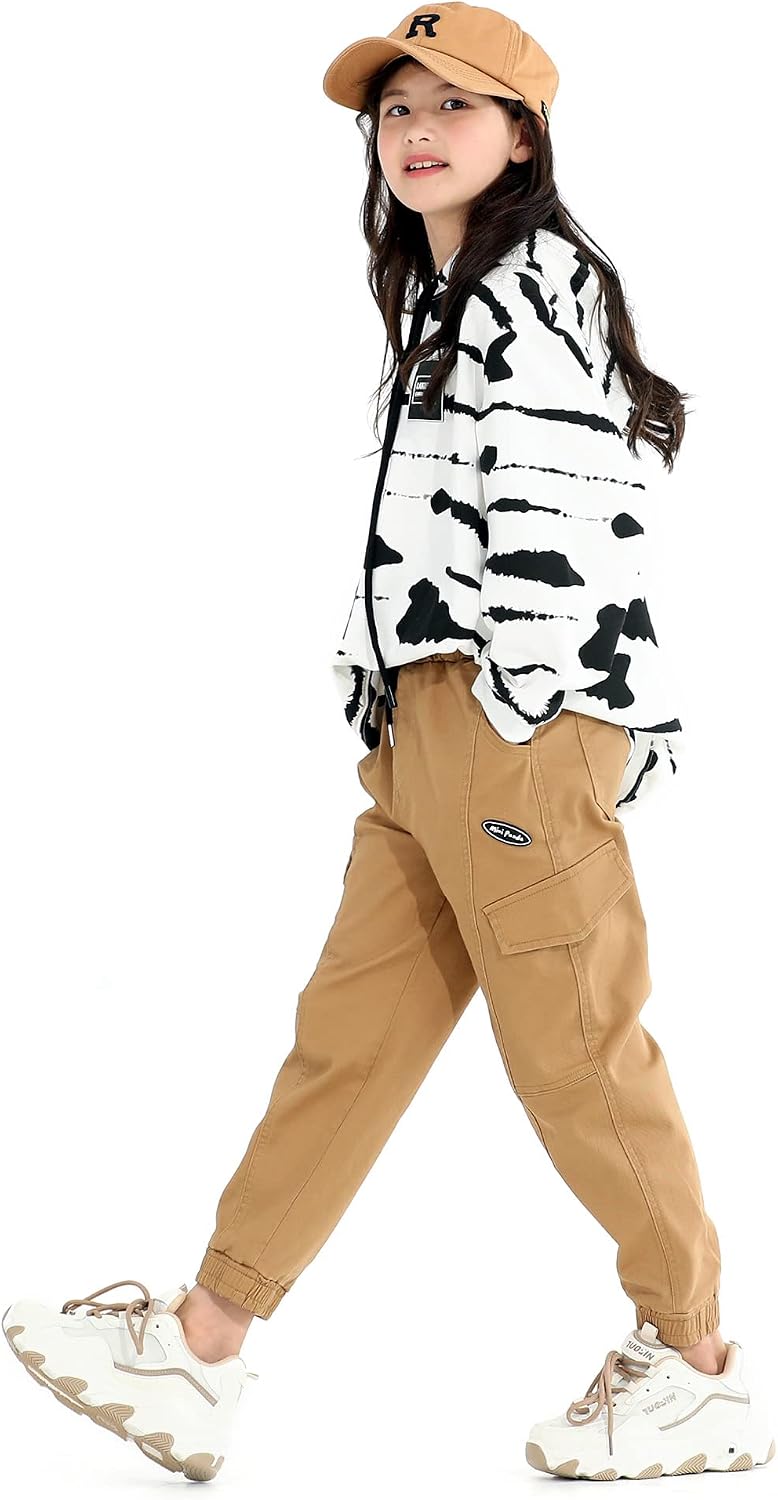 12 - Girls Pants, Stretchy Fits Trendy