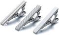 AnotherKiss Men’s Alloy 1.5" Tie Clip Set