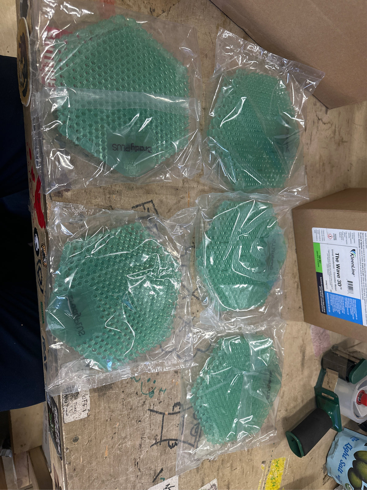 10pk - Fresh Products Wave 3D Urinal Screen