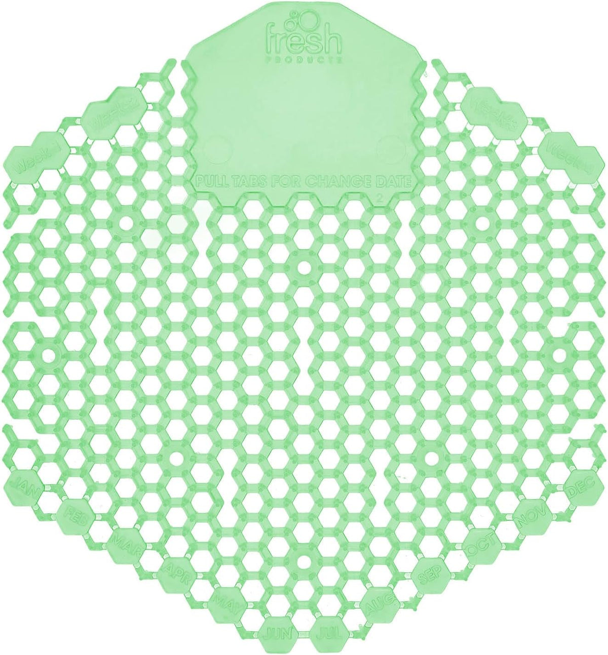 10pk - Fresh Products Wave 3D Urinal Screen