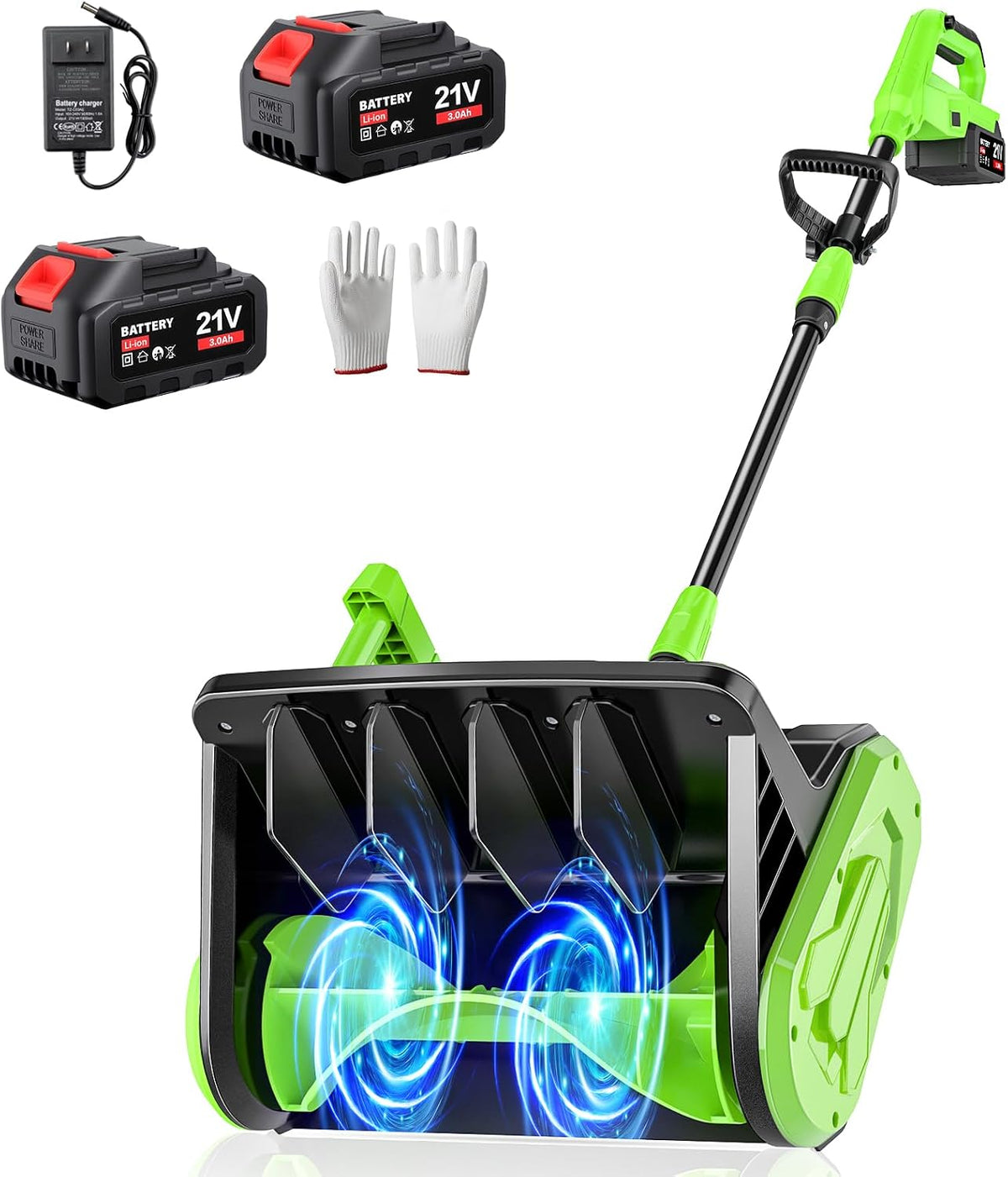 21V Cordless Snow Shovel, 16" Brushless