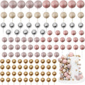 Ball Cake Toppers 115 Pcs - Dusty Pink Set