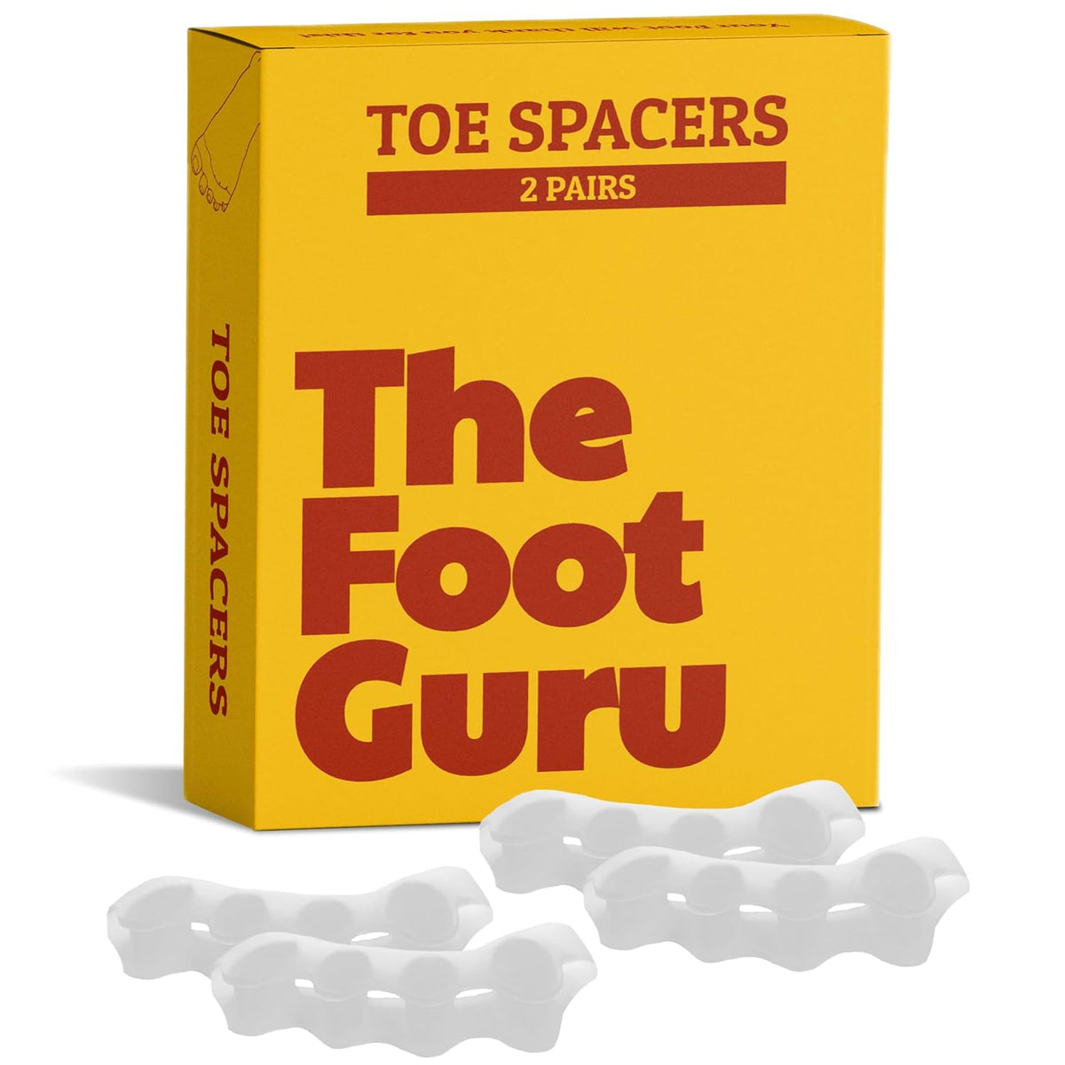 Kubbar 2x Toe Spacers - Bunion Relief