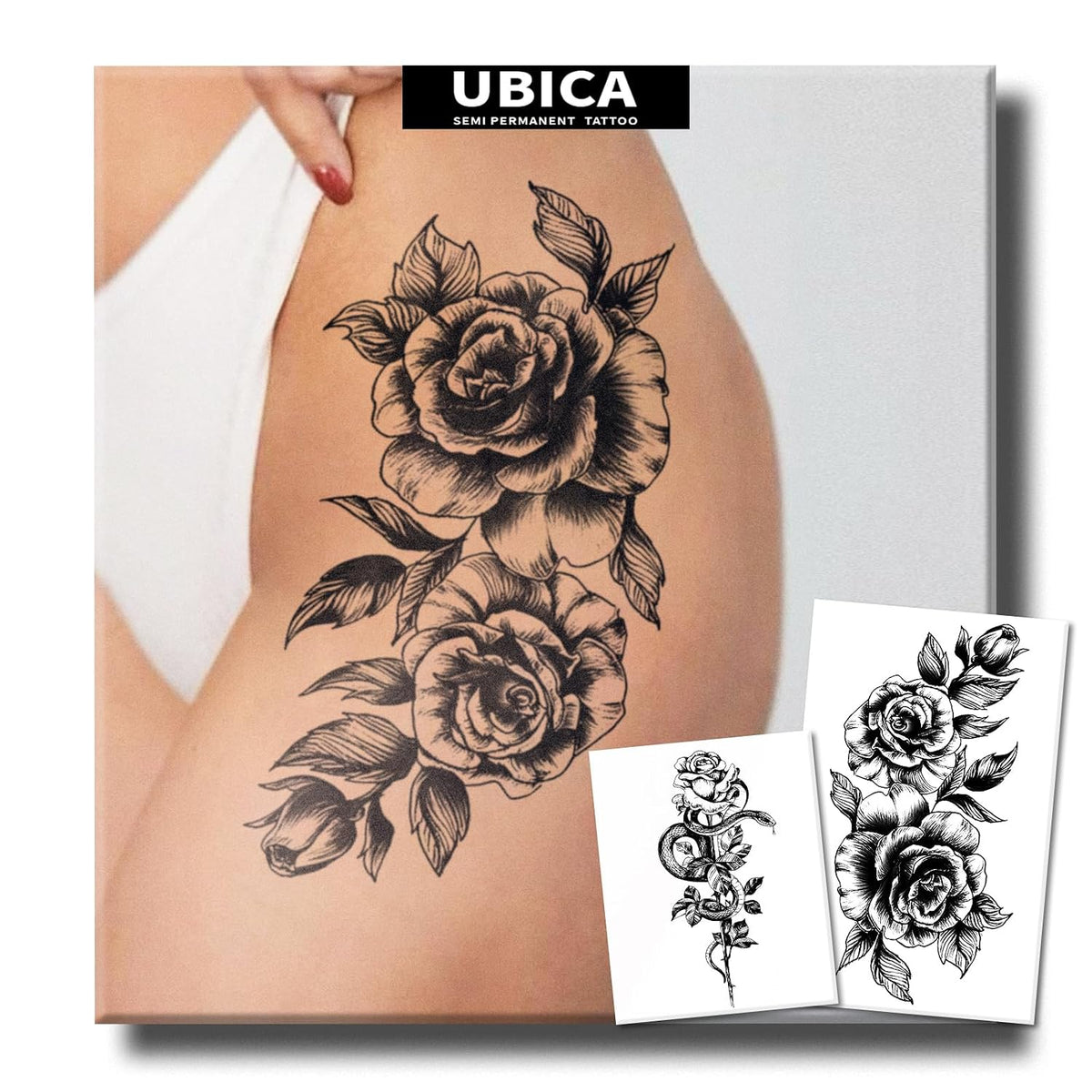 Semi Permanent Tattoos: 2 Sheets (Vintage)