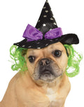 1Pc Rubies Star Witch Hat with Hair, Small/Medium