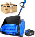 Electric Cordless Snow Shovels Blower Blue
