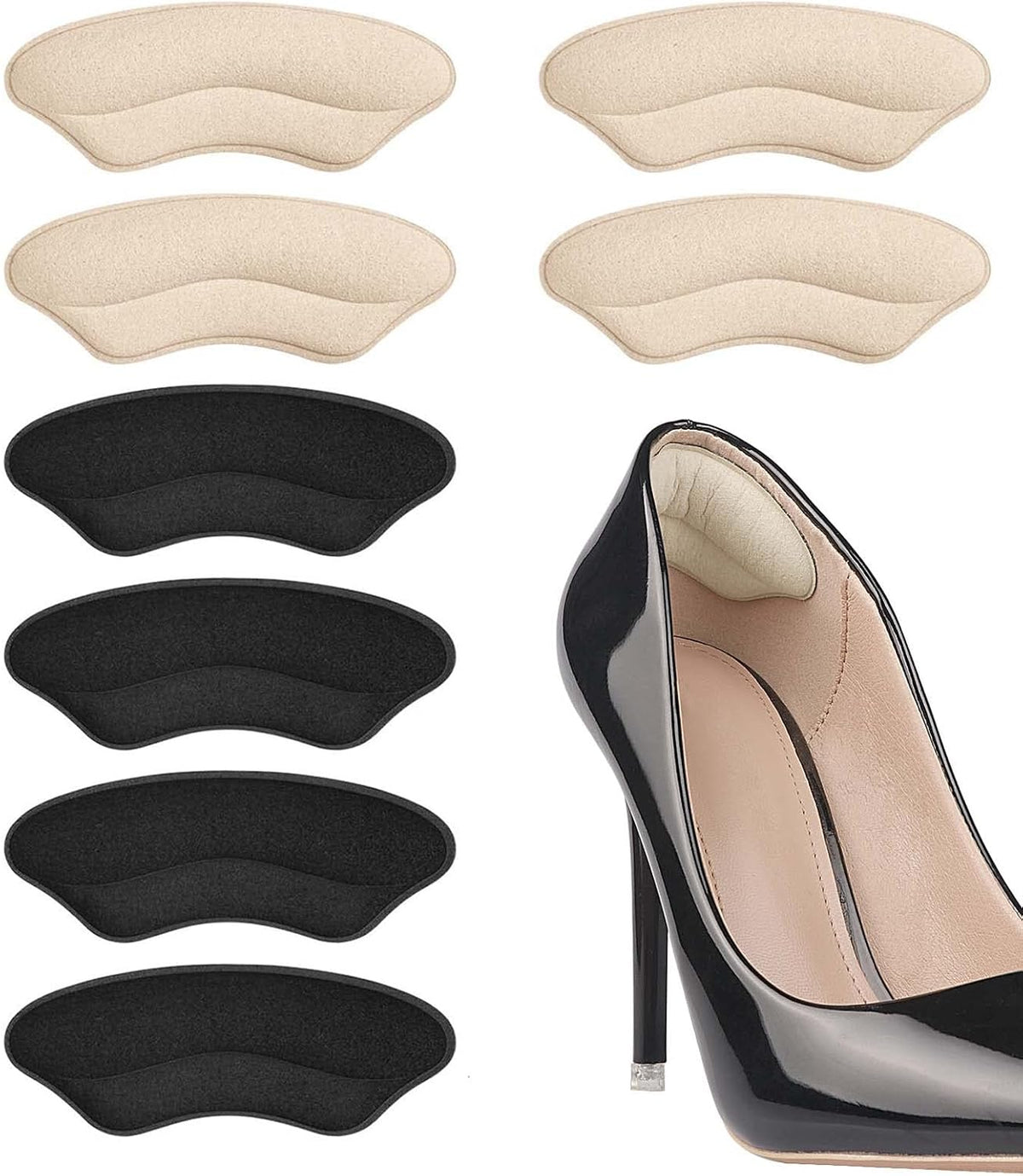 Heel Pads for Big Shoes - Cushioned Inserts