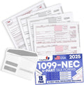 1099 NEC Tax Forms 2025 Kit, 15-Pack