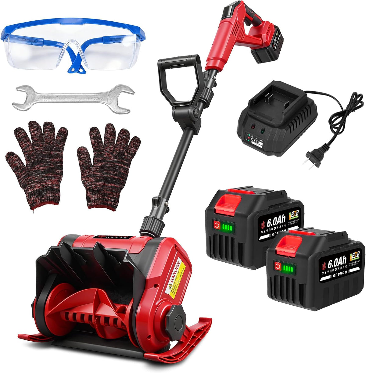 Snow Shovel 20V 12-Inch Cordless Snow Blower