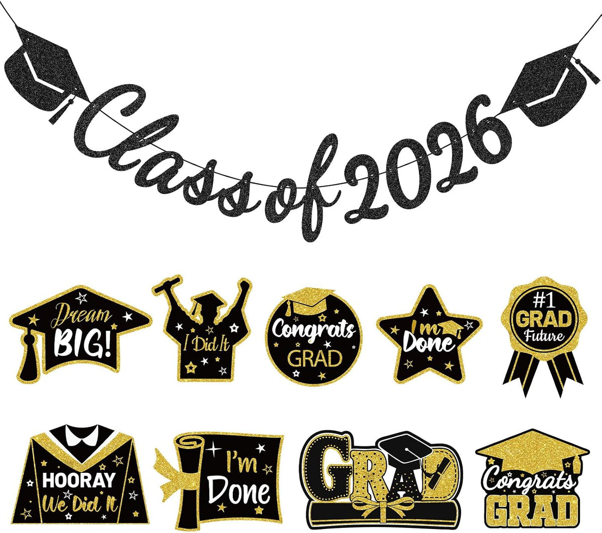 Graduation Decorations 2026: Class of 2026 Kit