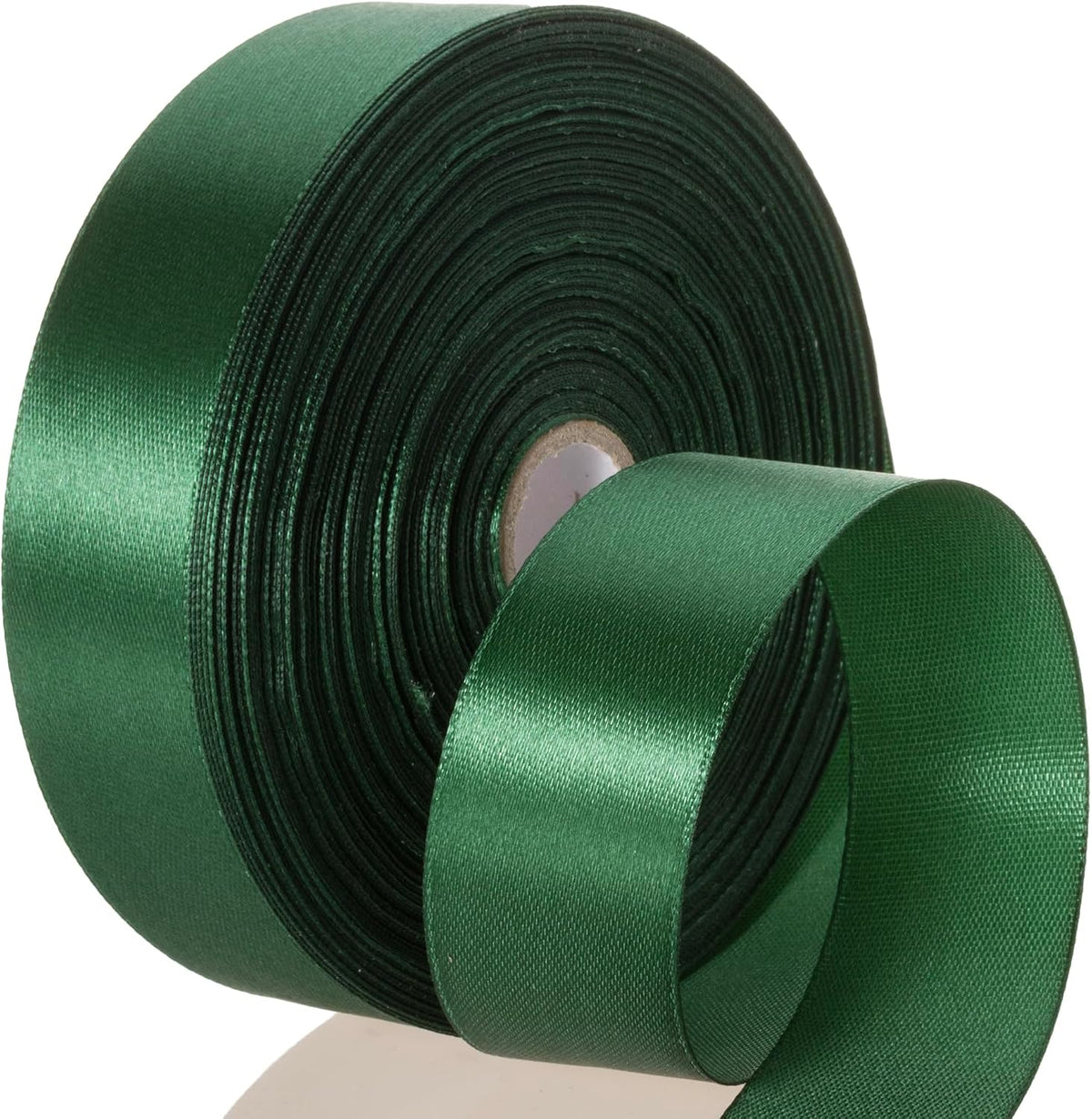 Forest Green Satin Ribbon 50yd 1in (5pk)
