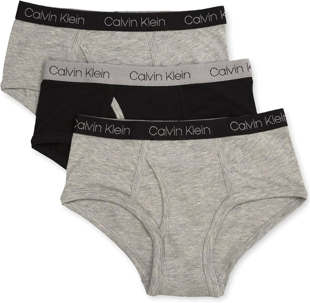 Calvin Klein Kids Cotton Briefs 3-Pack