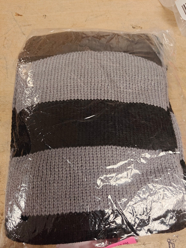 American Trends Men's Knit Striped Winter Scarf