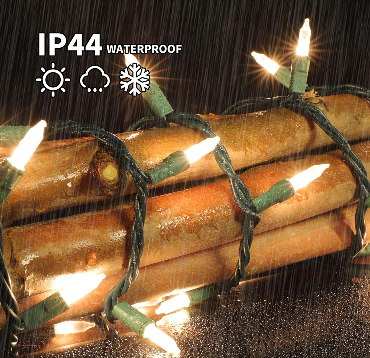 Warm White Christmas Lights 100LEDs