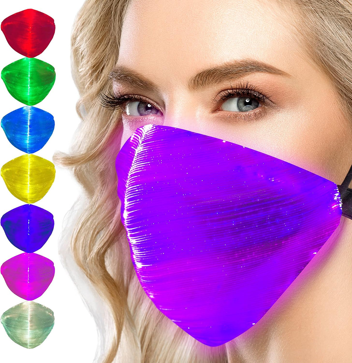 SoJourner LED Light Up Mask - Halloween