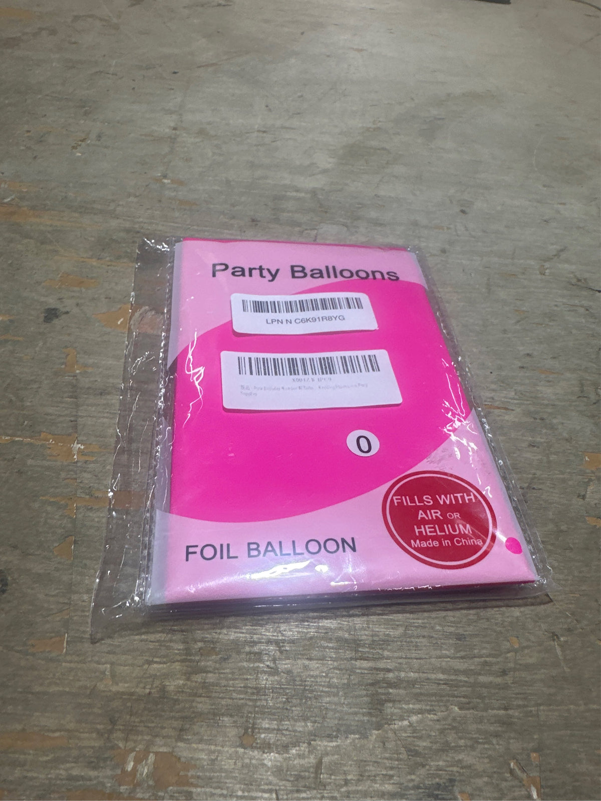 Pink Birthday 40 Balloons Fluorescent Pink