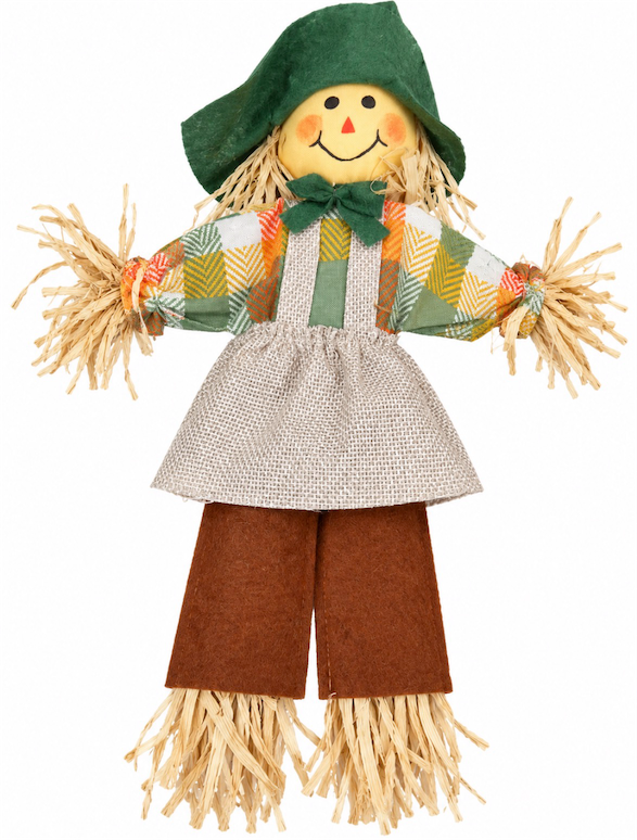 6Ct 14inch scarecrow pick