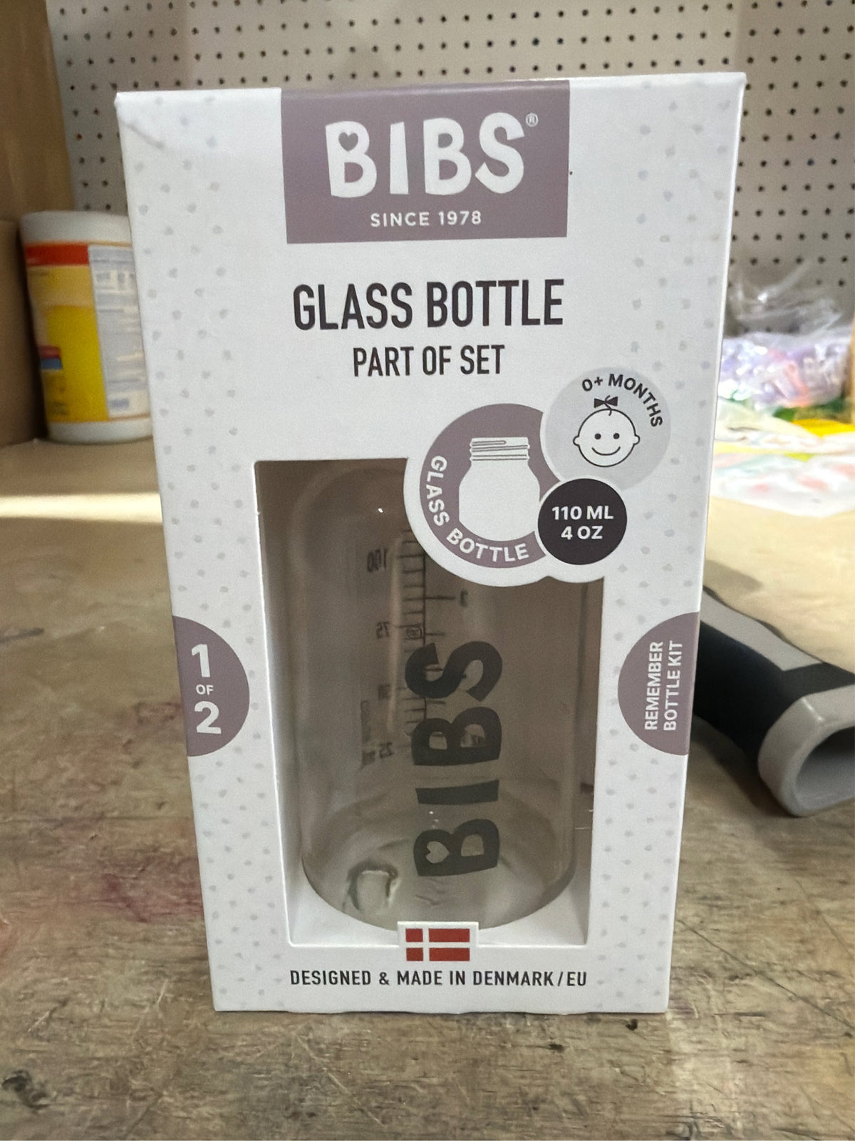 2 BIBS Glass Bottle 110 Ml