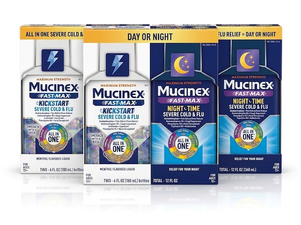 3pk Mucinex Fast-Max Cold & Flu Day/Night Pack