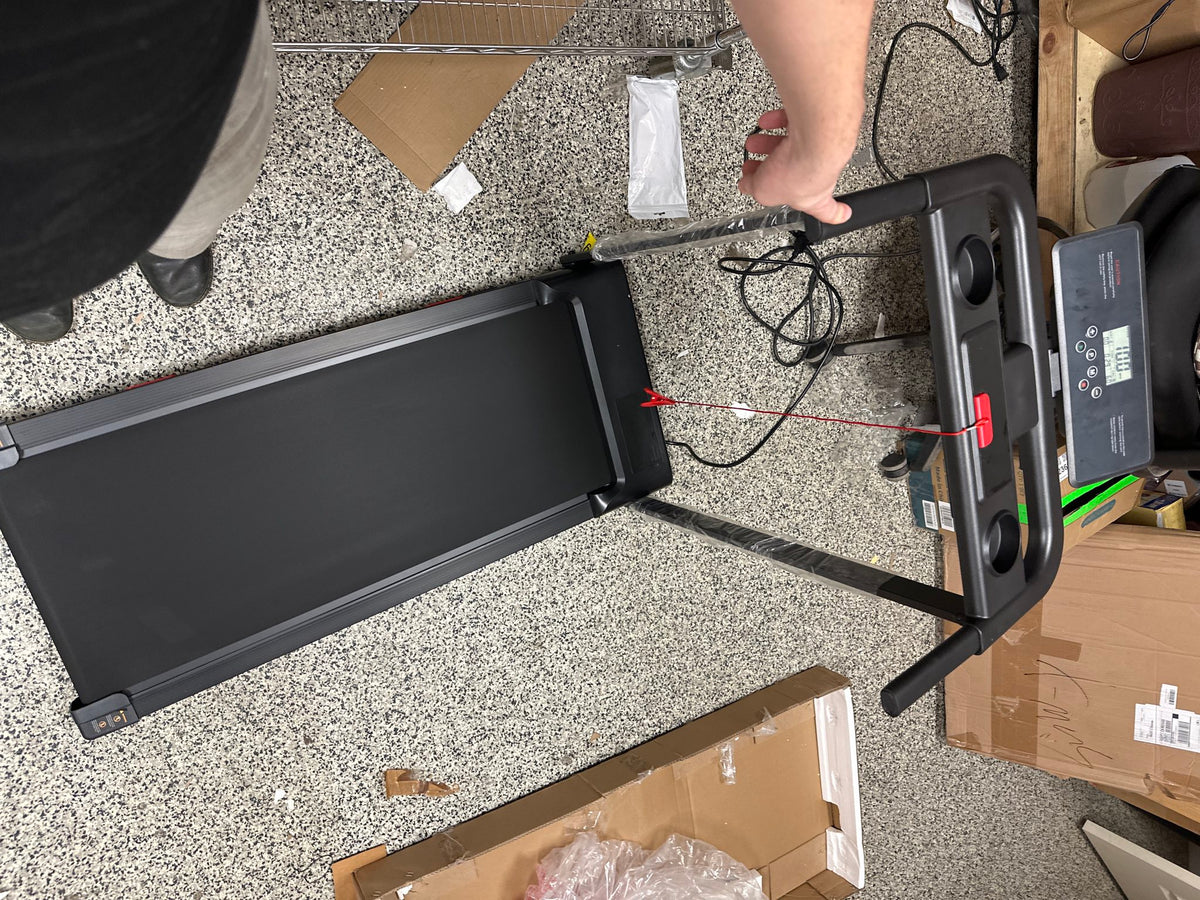 Walking Pad with Handle Bar, 0.6-10MPH 400LBS
