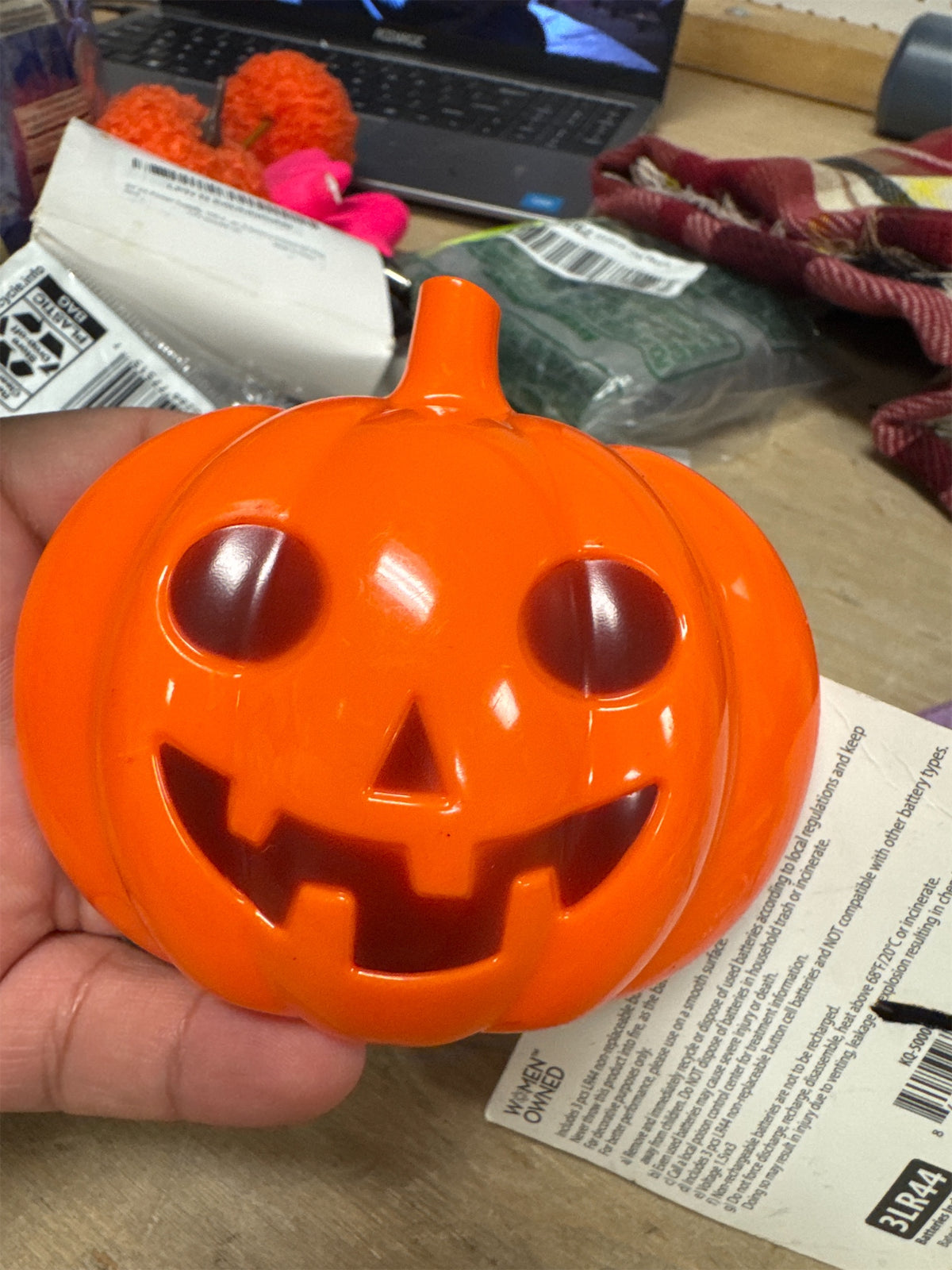 Halloween light up pumpkin