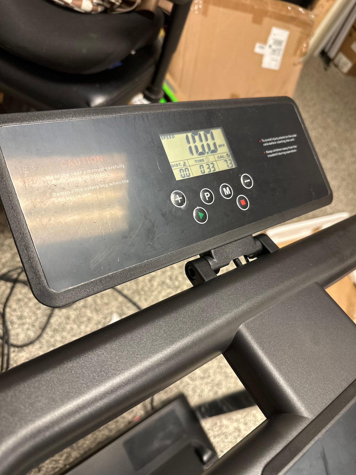 Walking Pad with Handle Bar, 0.6-10MPH 400LBS