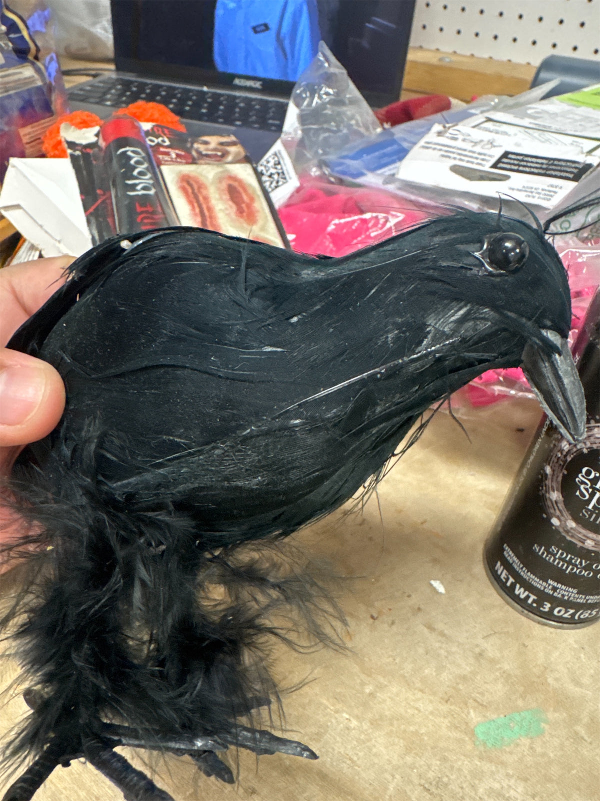 Halloween Black Ravens Decorations - 1Pc
