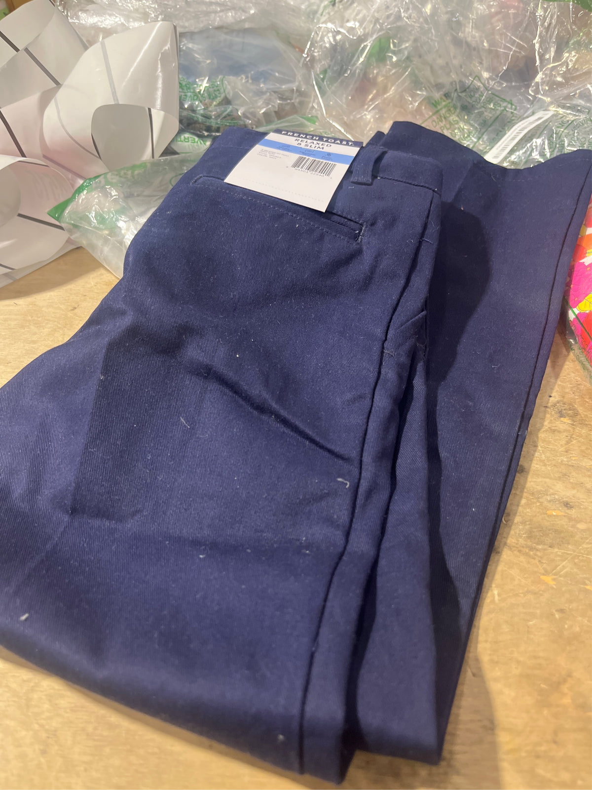 Size 8 French Toast Boys' Adjustable Waist Twill Pant