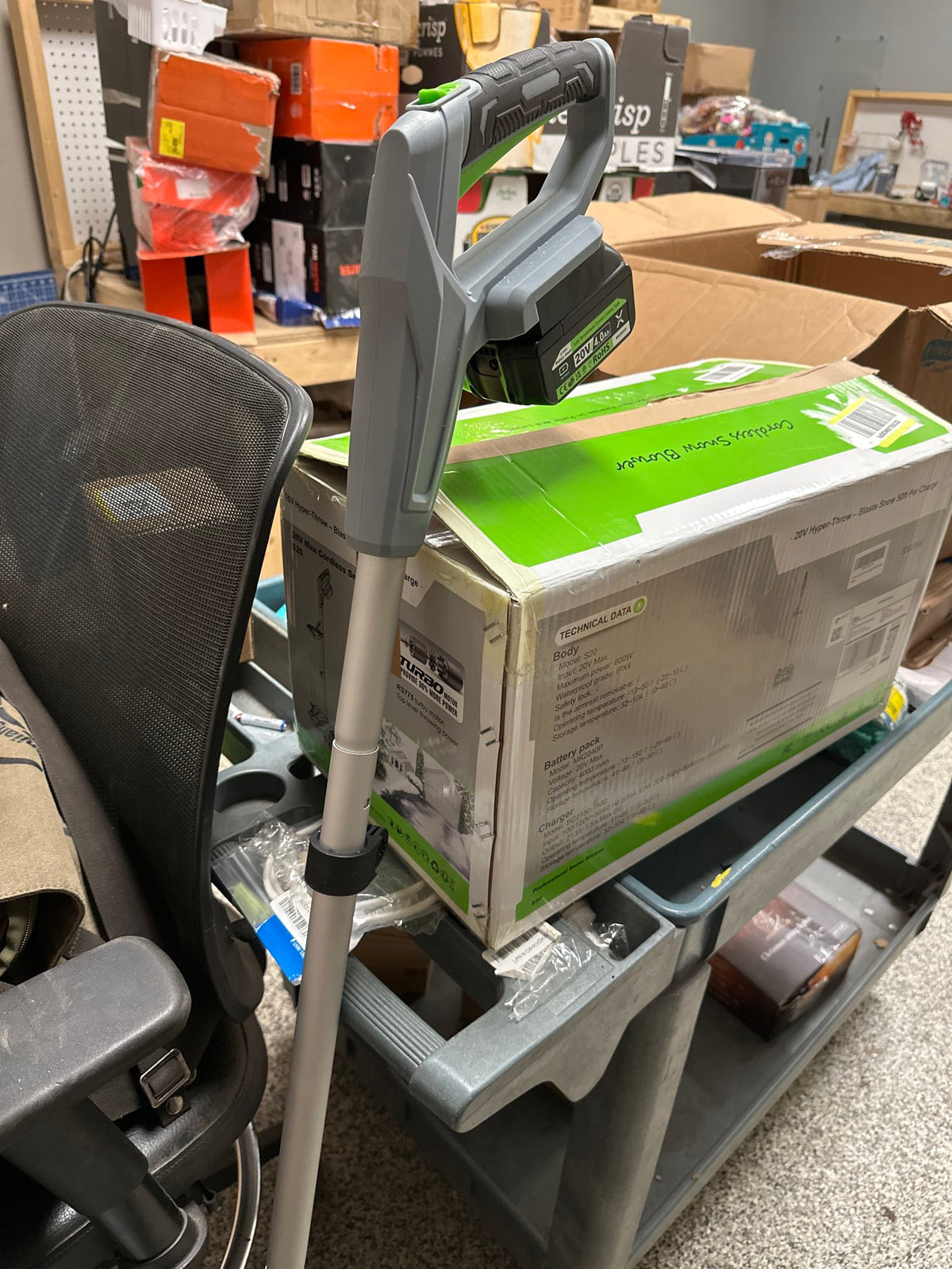 Cordless Snow Shovel 13" Electric Snow Blower