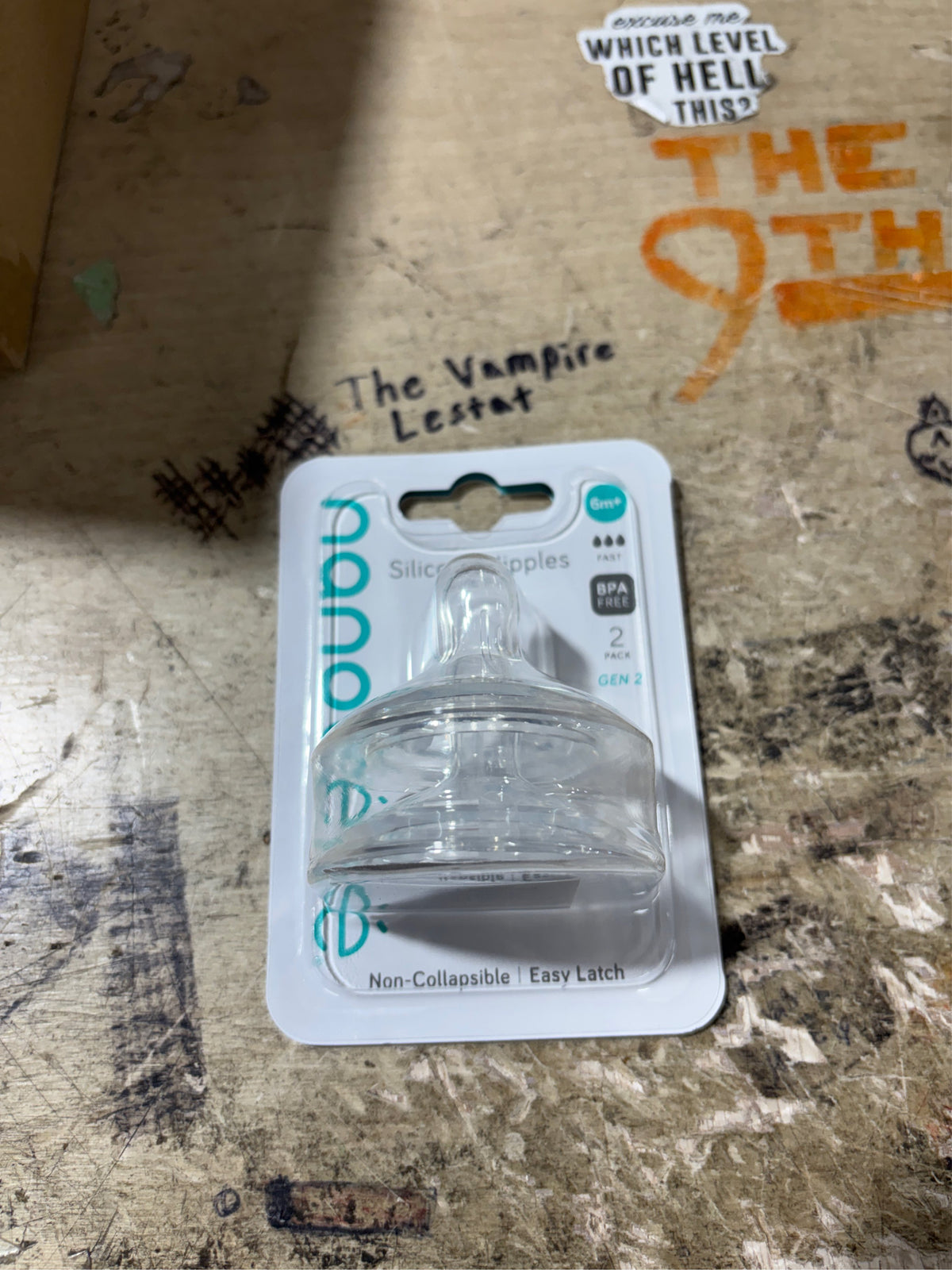 Nanobebe Nipples Baby Bottle Nipples, 2-Pack