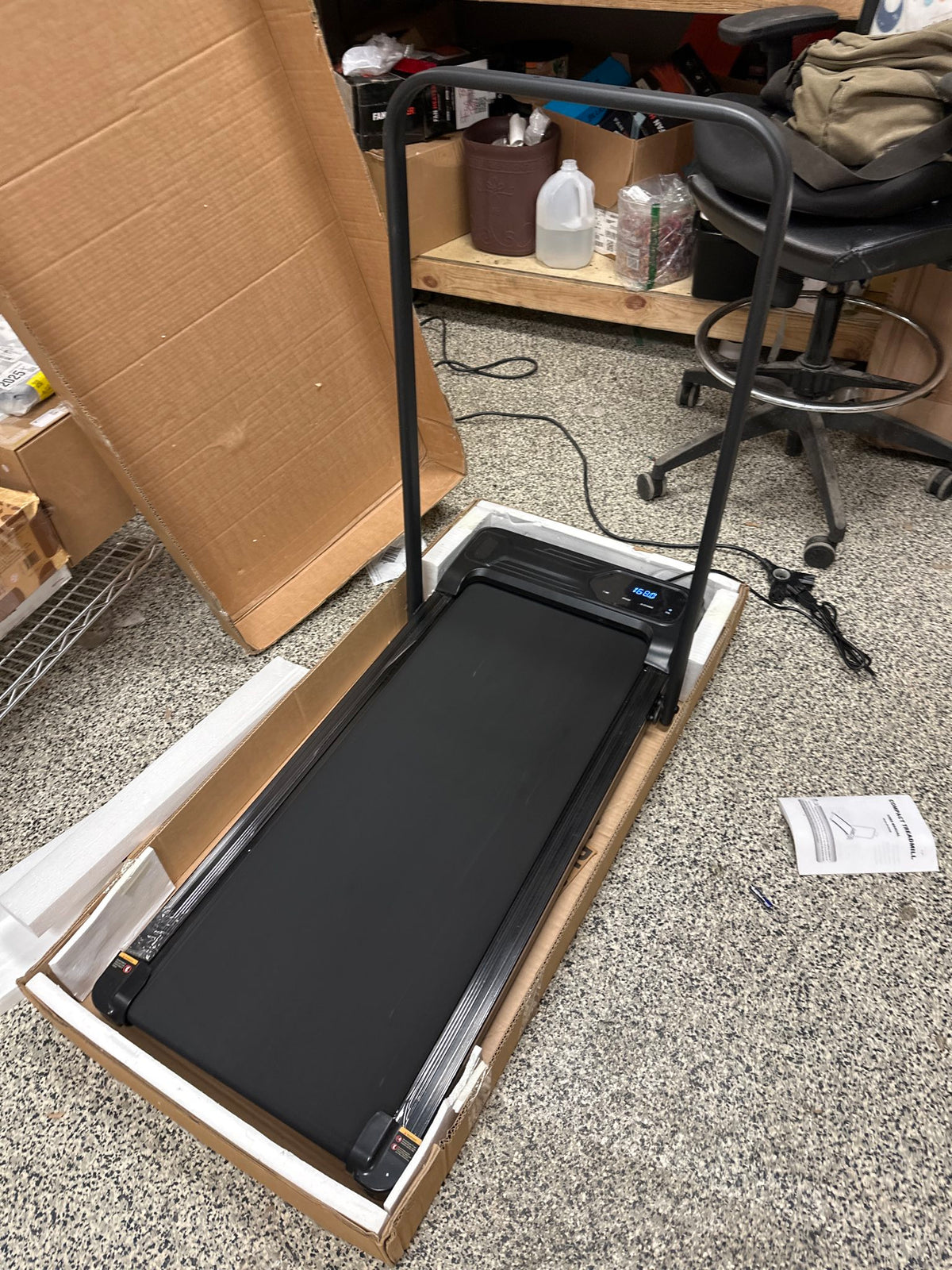 Portable Treadmill with Handles, 3.5HP