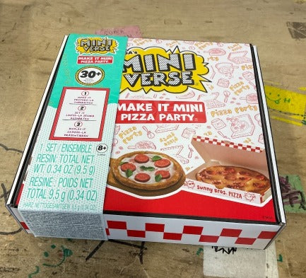 Miniverse Mini Food Pizza Party Playset