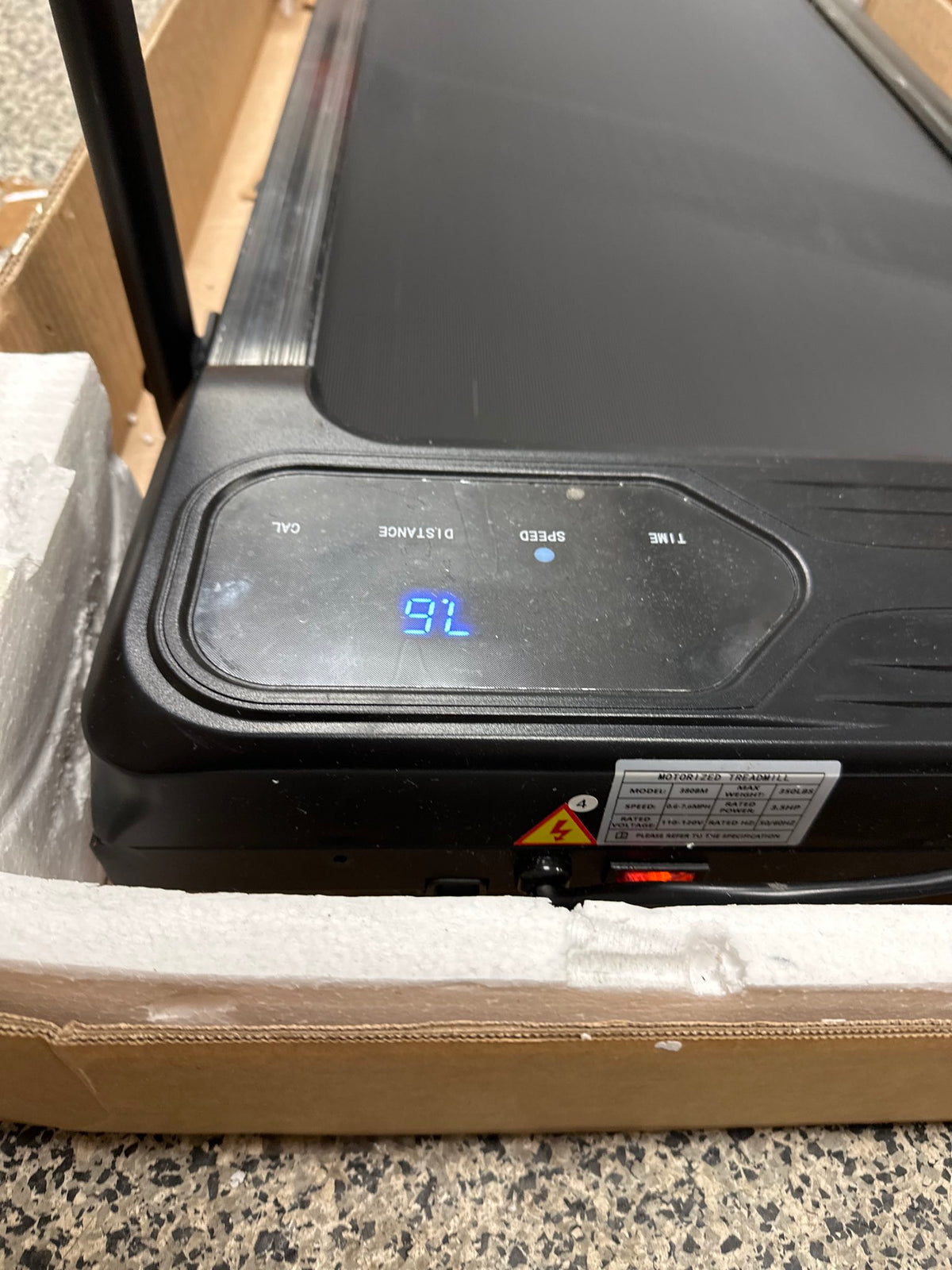 Portable Treadmill with Handles, 3.5HP