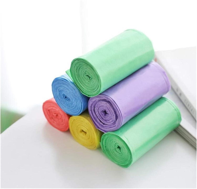 6Ct 4Gallon assorted color trash bag